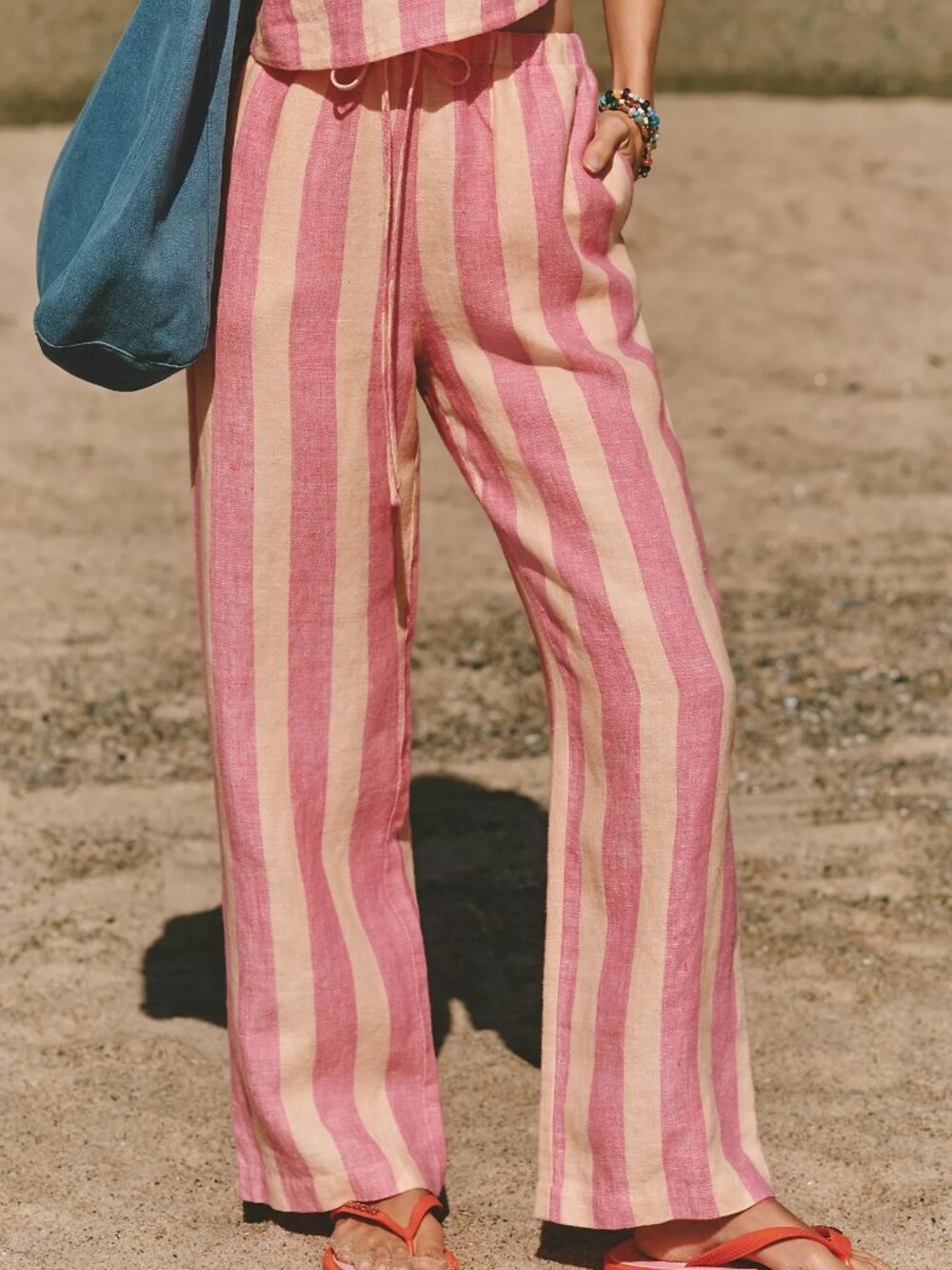 Electric & Rose Linen Sail Pants. XS. NWT 🩷🧡